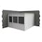 Porta-King 2-Wall Modular In-Plant Office, 8 ft H, 12 ft W, 12 ft D, White VK1DW-WCM 12'x12' 2-Wall - alternate 2