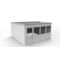Porta-King 4-Wall Modular In-Plant Office, 8 ft H, 16 ft W, 16 ft D, White VK1DW-WCM 16'x16' 4-Wall - alternate 2