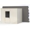 Porta-King 3-Wall Modular In-Plant Office, 8 ft H, 10 ft W, 8 ft D, White VK1DW-WCM 8'x10' 3-Wall - alternate 1