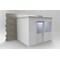 Porta-King 3-Wall Modular In-Plant Office, 8 ft H, 10 ft W, 8 ft D, White VK1STL-WCM 8'x10' 3-Wall - alternate 2