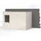 Porta-King 3-Wall Modular In-Plant Office, 8 ft H, 12 ft W, 8 ft D, White VK1DW-WCM 8'x12' 3-Wall - alternate 1