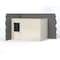 Porta-King 2-Wall Modular In-Plant Office, 8 ft H, 12 ft W, 8 ft D, White VK1DW-WCM 8'x12' 2-Wall - alternate 1