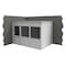 Porta-King 2-Wall Modular In-Plant Office, 8 ft H, 12 ft W, 8 ft D, White VK1STL-WCM 8'x12' 2-Wall - alternate 2