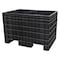 Buckhorn Bulk Container 13.8 cu ft Volume Cap., 41 5/8 in L, 28 3/4 in W, 27 3/4 in H, Plastic, Black BF4229280010000 - alternate 3
