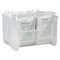 Akro-Mils Stacking Bin, 15-1/4 in L x 19-7/8 in W x 12-1/2 in H, Clear, 75 lb Load Capacity 13017SCLAR - alternate 2