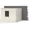 Porta-King 3-Wall Modular In-Plant Office, 8 ft H, 10 ft W, 10 ft D, White VK1DW-WCM 10'x10' 3-Wall - alternate 1