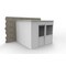 Porta-King 3-Wall Modular In-Plant Office, 8 ft H, 10 ft W, 10 ft D, White VK1STL-WCM 10'x10' 3-Wall - alternate 2