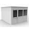 Porta-King 4-Wall Modular In-Plant Office, 8 ft H, 12 ft W, 12 ft D, White VK1STL-WCM 12'x12' 4-Wall - alternate 2