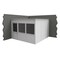 Porta-King 2-Wall Modular In-Plant Office, 8 ft H, 12 ft W, 12 ft D, White VK1STL-WCM12'x12' 2-Wall - alternate 2