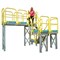 Erectastep Stair Unit, 2 Steps, Aluminum, 1000 lb Load Capacity, Serrated Tread 11387 - alternate 2