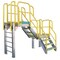 Erectastep Stair Unit, 2 Steps, Aluminum, 1000 lb Load Capacity, Serrated Tread 11387 - alternate 3