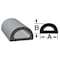 Trim-Lok Rubber Seal, D-Shaped, 0.63"W x 100 ft. X109HT-100 - alternate 2