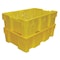Orbis Hang & Stack Storage Bin, Plastic, Yellow, 7 1/4 in H, 16 in W, 24 in L SNX2416-7 Ylw - alternate 2