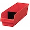 Akro-Mils Shelf Storage Bin, Plastic, Red, 6 in H, 6 5/8 in W, 23 5/8 in L 30094RED - alternate 2