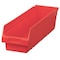 Akro-Mils Shelf Storage Bin, Plastic, Red, 6 in H, 6 5/8 in W, 23 5/8 in L 30094RED - alternate 1