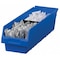 Akro-Mils Shelf Storage Bin, Plastic, Blue, 6 in H, 6 5/8 in W, 23 5/8 in L 30094BLUE - alternate 2