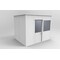 Porta-King 4-Wall Modular In-Plant Office, 8 ft H, 10 ft W, 8 ft D, White VK1DW-WCM 8'x10' 4-Wall - alternate 2