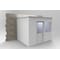 Porta-King 3-Wall Modular In-Plant Office, 8 ft H, 10 ft W, 8 ft D, White VK1DW-WCM 8'x10' 3-Wall - alternate 2