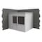 Porta-King 2-Wall Modular In-Plant Office, 8 ft H, 10 ft W, 8 ft D, White VK1DW-WCM 8'x10' 2-Wall - alternate 2