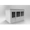 Porta-King 4-Wall Modular In-Plant Office, 8 ft H, 12 ft W, 8 ft D, White VK1DW-WCM 8'x12' 4-Wall - alternate 2