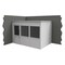 Porta-King 2-Wall Modular In-Plant Office, 8 ft H, 12 ft W, 8 ft D, White VK1DW-WCM 8'x12' 2-Wall - alternate 2