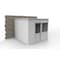 Porta-King 3-Wall Modular In-Plant Office, 8 ft H, 10 ft W, 10 ft D, White VK1DW-WCM 10'x10' 3-Wall - alternate 2