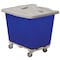 Royal Basket Trucks Poly Hinged Lid, 10 Bu, Blue G10-BLX-LDN - alternate 3