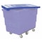 Royal Basket Trucks Poly Hinged Lid, 10 Bu, Blue G10-BLX-LDN - alternate 1