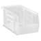 Quantum Storage Systems Hang & Stack Storage Bin, Polypropylene, Clear, 5 in H, 5 1/2 in W, 10 7/8 in L QUS230CL - alternate 2
