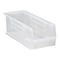 Quantum Storage Systems Hang & Stack Storage Bin, Polypropylene, Clear, 5 in H, 5 1/2 in W, 14 3/4 in L QUS234CL - alternate 2
