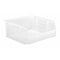 Quantum Storage Systems Hang & Stack Storage Bin, Polypropylene, Clear, 5 in H, 11 in W, 10 7/8 in L QUS235CL - alternate 1