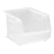 Quantum Storage Systems Hang & Stack Storage Bin, Polypropylene, Clear, 7 in H, 8 1/4 in W, 10 3/4 in L QUS239CL - alternate 2