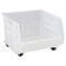 Quantum Storage Systems Hang & Stack Storage Bin, Polypropylene, Clear, 11 in H, 16 1/2 in W, 18 in L QUS275MOBCL* - alternate 1