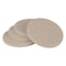 Zoro Select Furniture Pads, 7/32 in H, Tan, PK4 10J992 - alternate 2