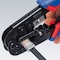 Knipex 7 1/2 in Crimper RJ-11/12 (6-Poles) 9.65mm, RJ-45 (8-Poles) 11.68mm 97 51 10 - alternate 2