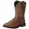 Ariat Men's Western Boot, 8 EE, Steel Toe, 10 in H, Brown, 10020063 10020063 - alternate 1