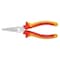 Gedore Insulated Round Nose Pliers, 6-1/4", Overall Length: 160mm VDE 8122-160 H - alternate 1