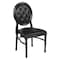 Flash Furniture Tufted Black Dining Chair LE-B-B-T-MON-GG - alternate 1