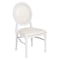 Flash Furniture White Round Back Dining Chair LE-W-W-MON-GG - alternate 1