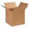 Zoro Select 13 in x 13 in x 13 in Shipping Box, Kraft, Corrugate, Single Wall, 32 ECT 11A705 - alternate 1