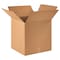 Zoro Select 16 in x 16 in x 16 in Shipping Box, Kraft, Corrugate, Single Wall, 32 ECT 11A747 - alternate 1
