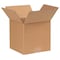 Zoro Select 7 in x 7 in x 7 in Shipping Box, Kraft, Corrugate, Single Wall, 32 ECT 11K598 - alternate 1