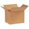 Zoro Select 8 in x 6 in x 6 in Shipping Box, Kraft, Corrugate, Single Wall, 32 ECT 11K606 - alternate 1