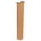 Zoro Select 4 in x 4 in x 48 in Shipping Box, Kraft, Corrugate, Single Wall, 32 ECT 11R274 - alternate 1