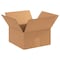 Zoro Select 12 in x 12 in x 6 in Shipping Box, Kraft, Corrugate, Single Wall, 32 ECT 11R332 - alternate 1