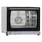 Cadco 13 x 19-1/2 x 15-1/2" Half Size Convection Oven, 220V, Stainless Steel XAF-133 - alternate 1