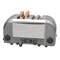 Cadco 15 1/2 in 4 Slot Gray Buffet Toaster CBF-4M - alternate 2