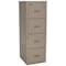 Fireking 12-3/16" W 4 Drawer Fire-Resistant Vertical File Cabinet, Parchment 4R1822-CPA - alternate 1