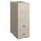 Fireking 15-1/4" W 4 Drawer Fire-Resistant Vertical File Cabinet with Safe, Parchment, Legal 4-2131-CPA SF - alternate 1