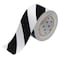 Brady Floor Marking Tape, Polyester, Striped, Black, White, 3 in W., 8 mil Thickness 104349 - alternate 1